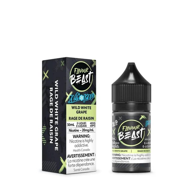 FLAVOUR BEAST - Wild White Grape Iced by Flavour Beast - Salt Nic Vape Juice - Psycho Vape