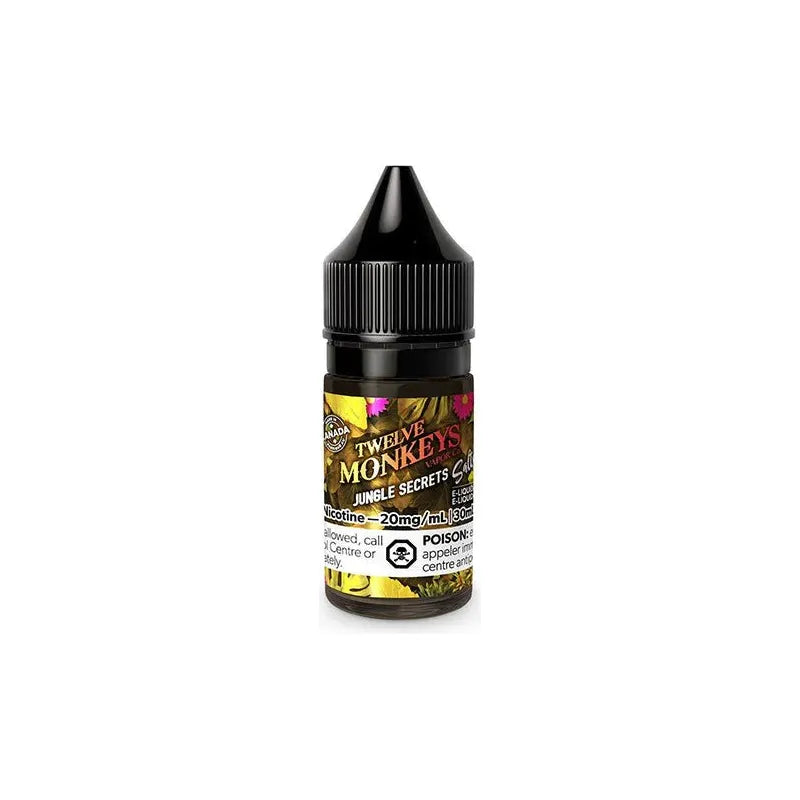 Shop Jungle Secrets Nic Salts by Twelve Monkeys E-Juice - at Vapeshop Mania