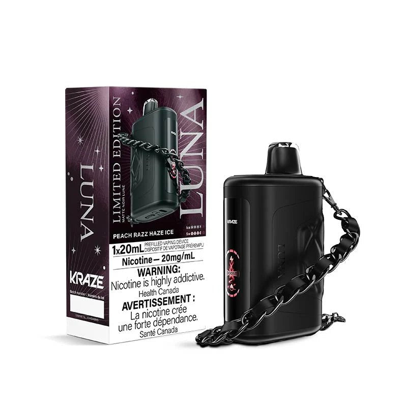 KRAZE - Kraze Luna 42K Disposable - Peach Razz Haze Ice Limited Edition - Psycho Vape