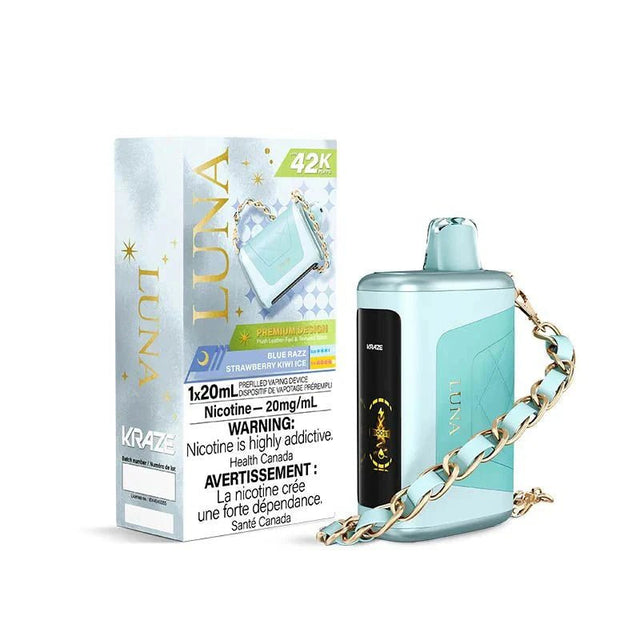 KRAZE - Kraze Luna Disposable - Blue Razz Strawberry Kiwi Ice - Psycho Vape