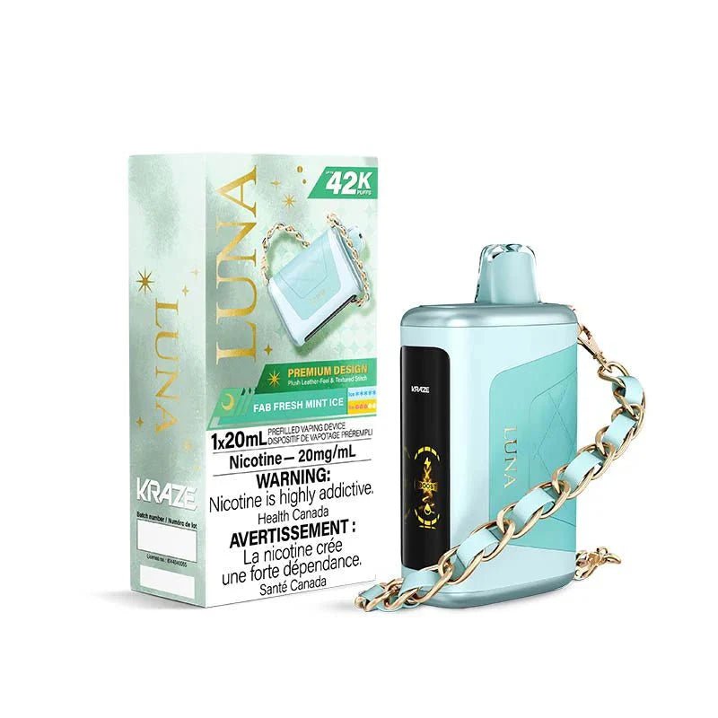 KRAZE - Kraze Luna Disposable - Fab Fresh Mint Ice - Psycho Vape