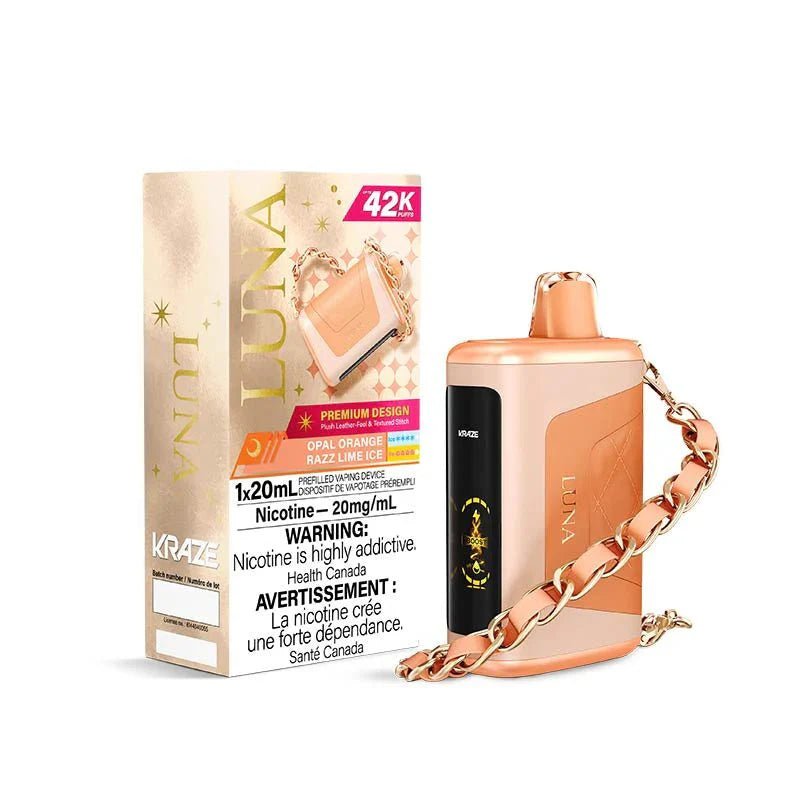 KRAZE - Kraze Luna Disposable - Opal Orange Razz Lime Ice - Psycho Vape