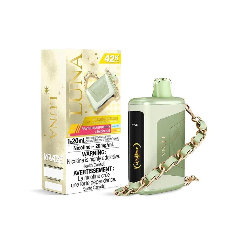 KRAZE - Kraze Luna Disposable - Ravish Raspberry Lemon Ice - Psycho Vape