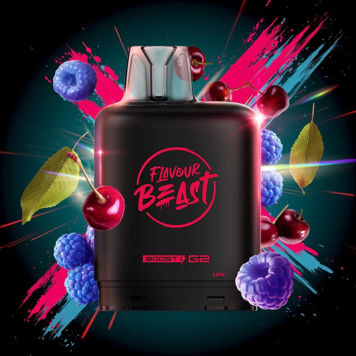 LEVEL X - Level X Flavour Beast Boost 25K Pod 20ml - Blue Raspberry Cherry - Psycho Vape