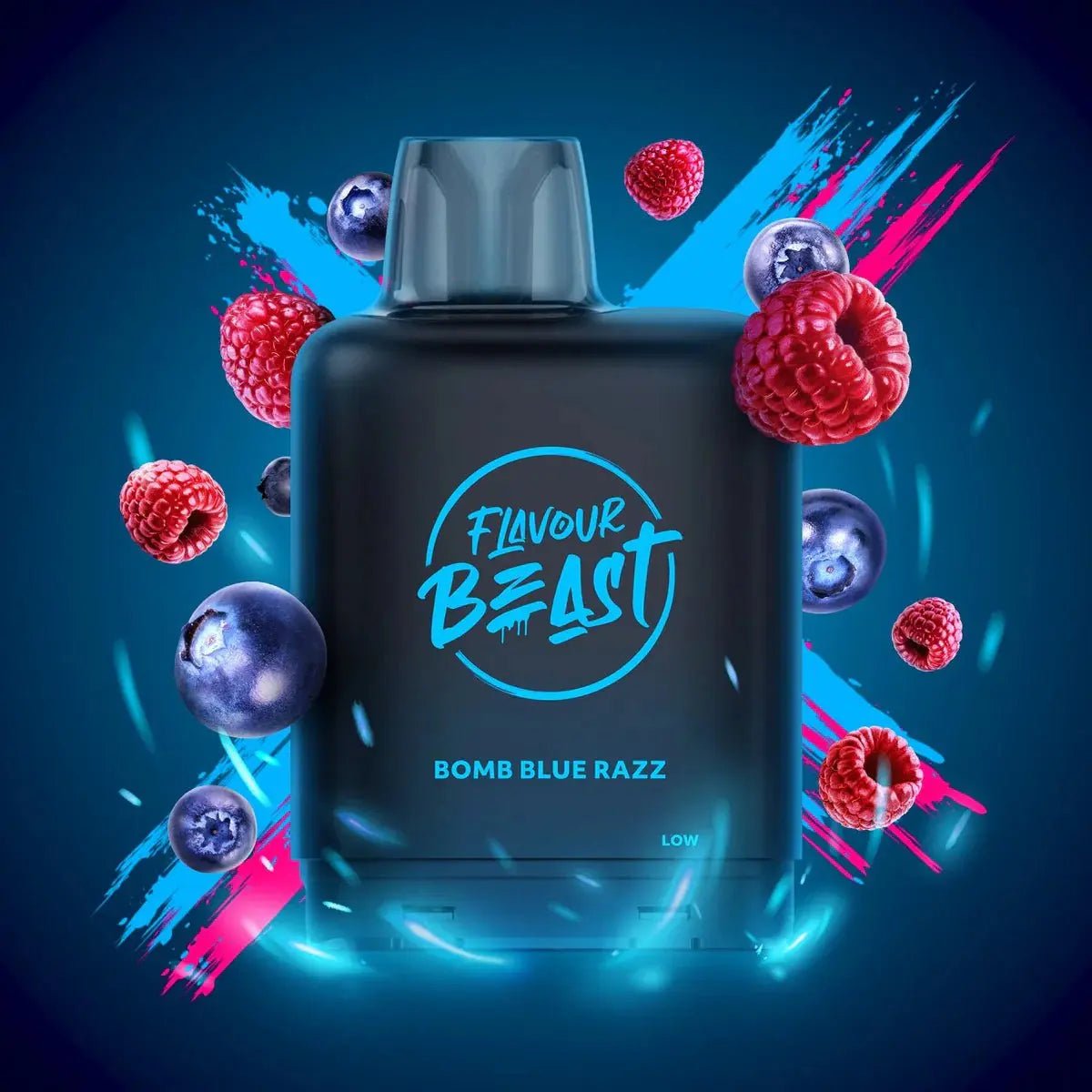 LEVEL X - Level X Flavour Beast Boost 25K Pod 20ml - Bomb Blue Razz - Psycho Vape