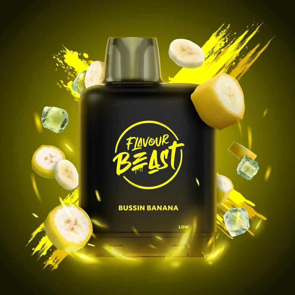 LEVEL X - Level X Flavour Beast Boost 25K Pod 20ml - Bussin Banana (Iced) - Psycho Vape