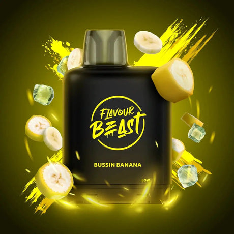 LEVEL X - Level X Flavour Beast Boost 25K Pod 20ml - Bussin Banana (Iced) - Psycho Vape