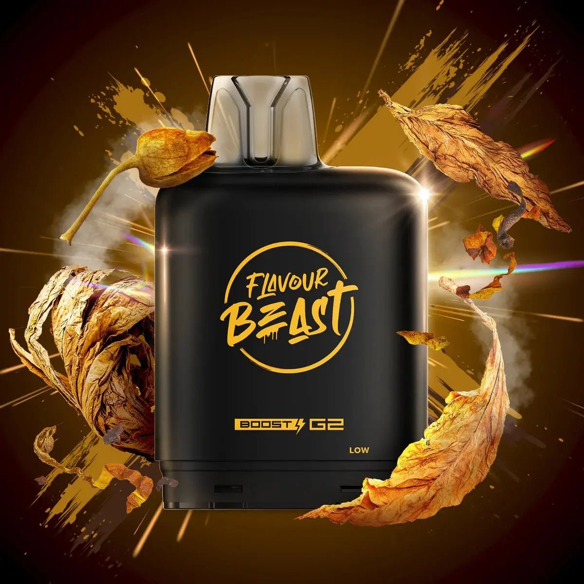 LEVEL X - Level X Flavour Beast Boost 25K Pod 20ml - Good Ol' Golden Tobacco - Psycho Vape
