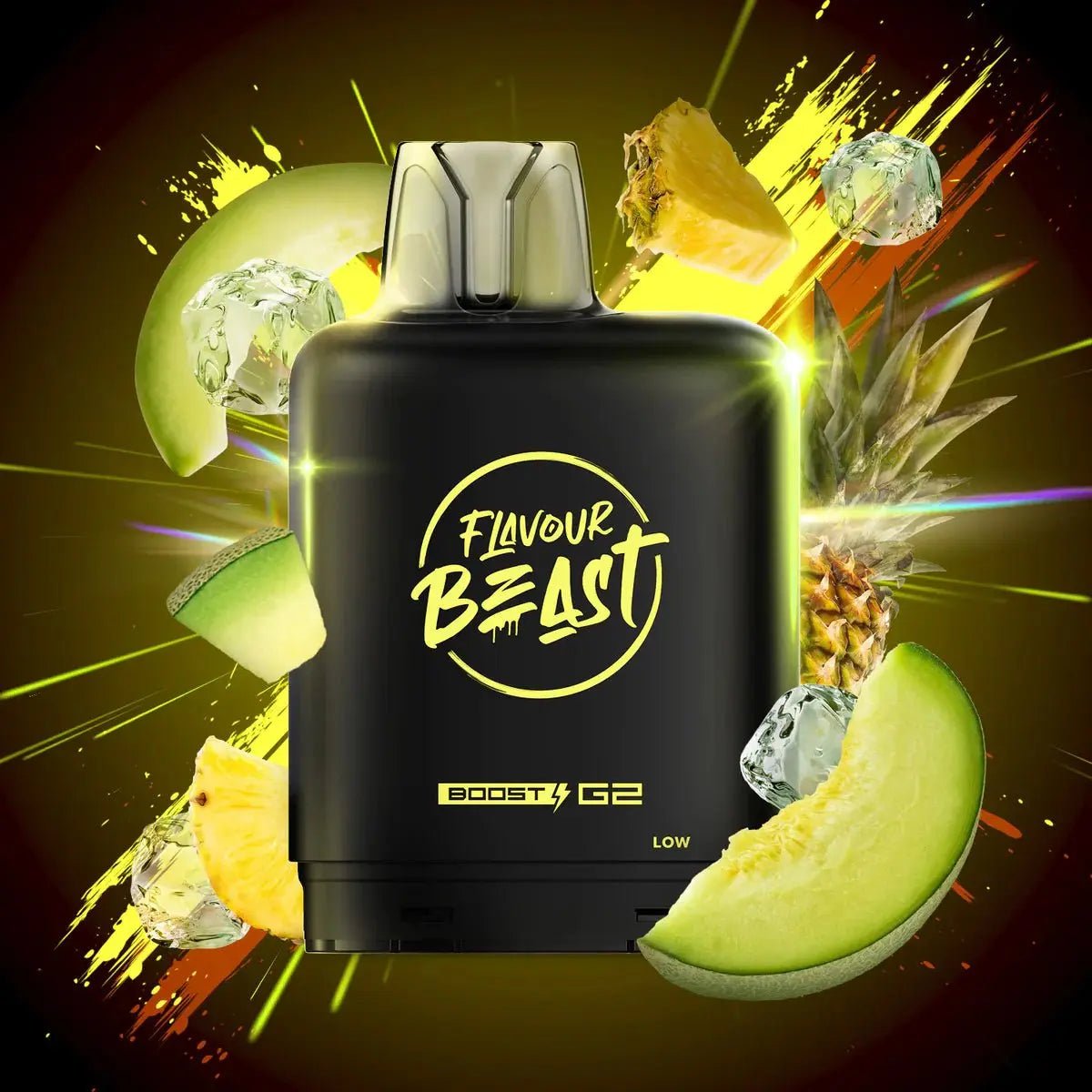 LEVEL X - Level X Flavour Beast Boost 25K Pod 20ml - Honeydew Pineapple (Iced) - Psycho Vape