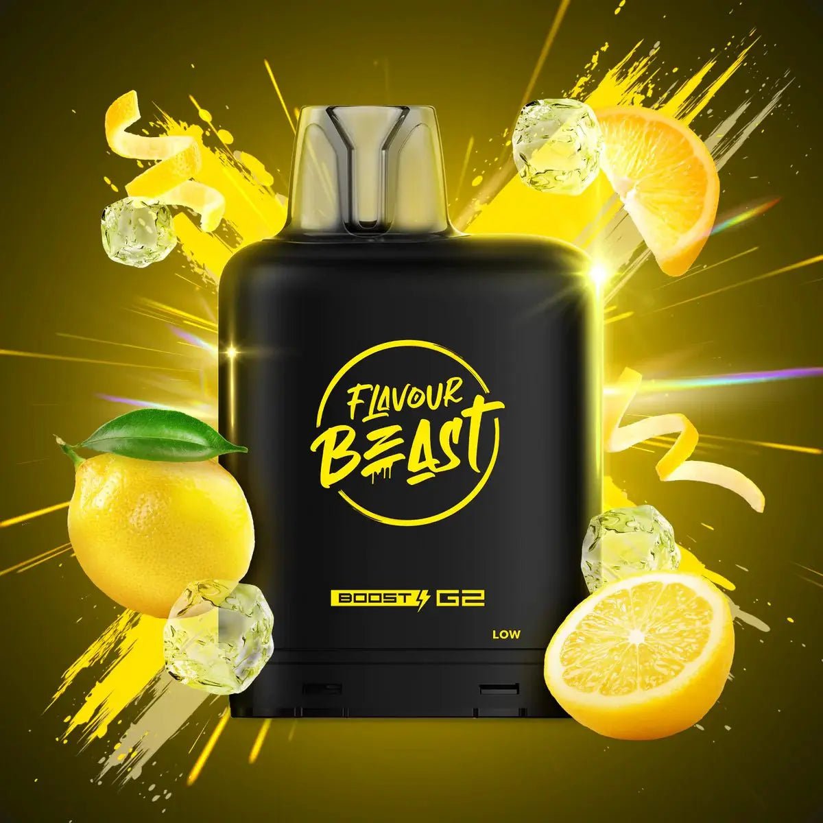 LEVEL X - Level X Flavour Beast Boost 25K Pod 20ml - Lemon Squeeze (Iced) - Psycho Vape