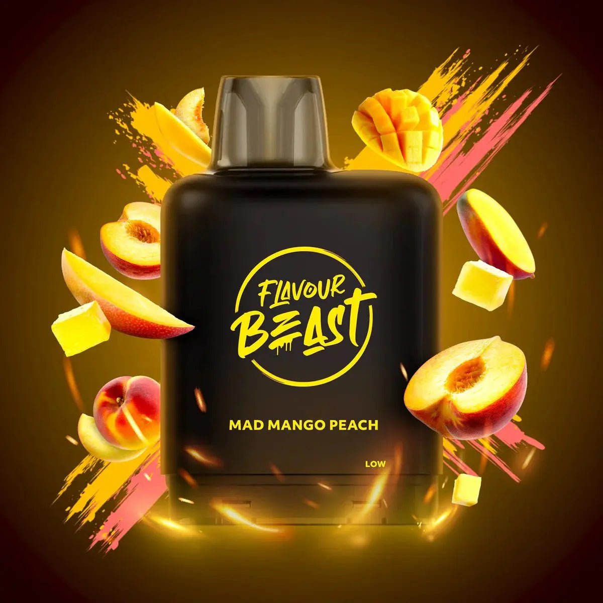 LEVEL X - Level X Flavour Beast Boost 25K Pod 20ml - Mad Mango Peach - Psycho Vape