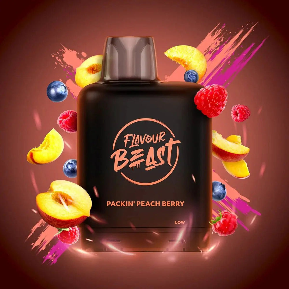 LEVEL X - Level X Flavour Beast Boost 25K Pod 20ml - Packin' Peach Berry - Psycho Vape