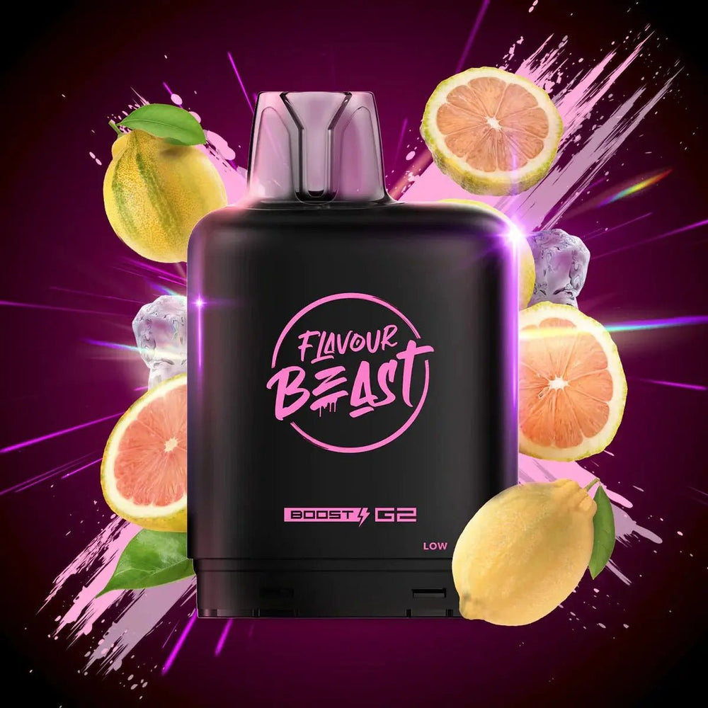 LEVEL X - Level X Flavour Beast Boost 25K Pod 20ml - Pink Bomb (Iced) - Psycho Vape