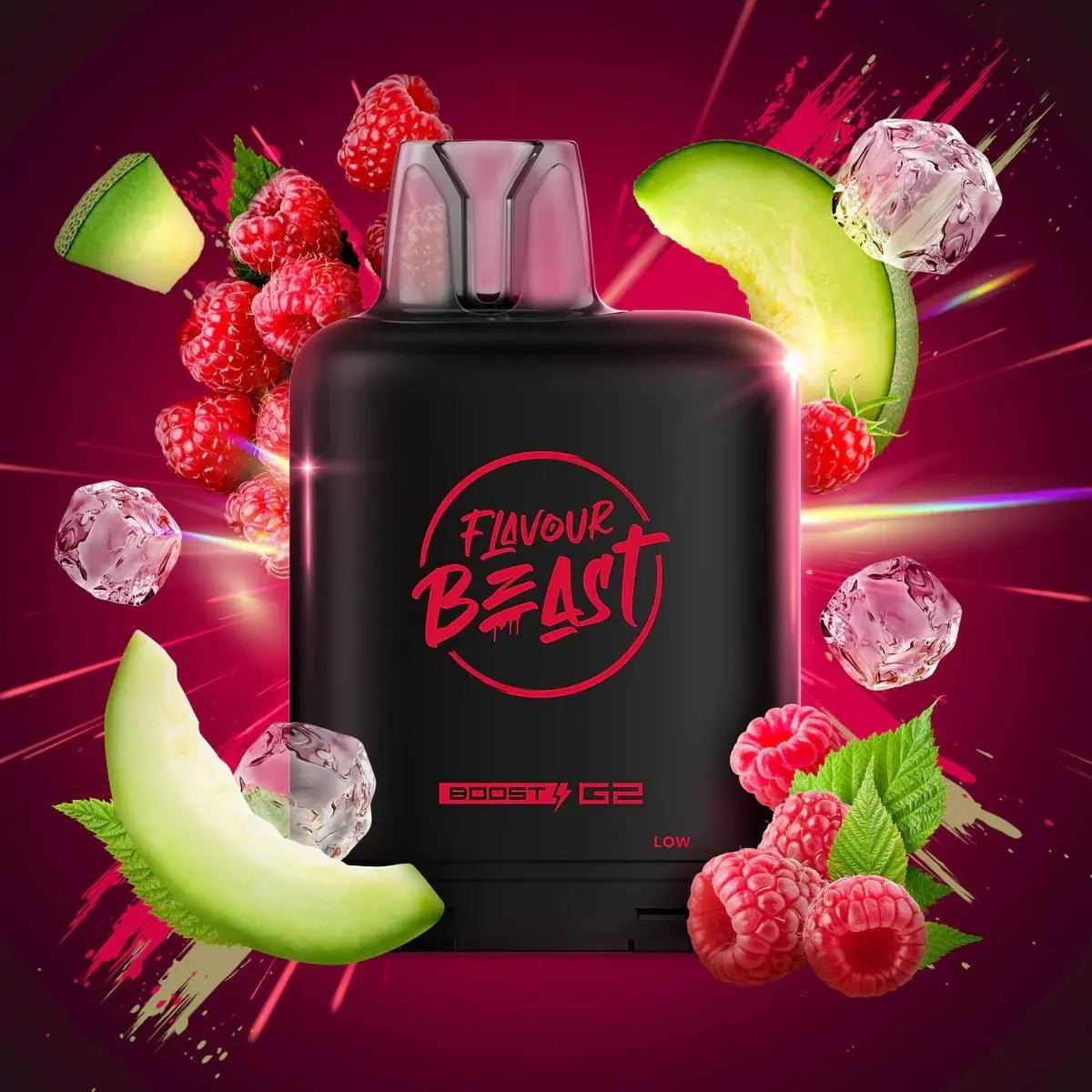 LEVEL X - Level X Flavour Beast Boost 25K Pod 20ml - Rad Razz Melon (Iced) - Psycho Vape