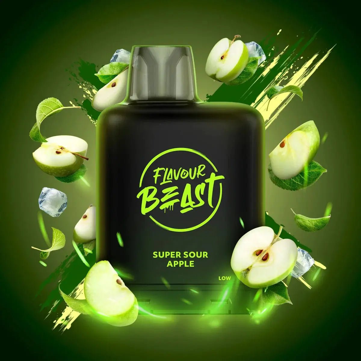 LEVEL X - Level X Flavour Beast Boost 25K Pod 20ml - Super Sour Apple (Iced) - Psycho Vape