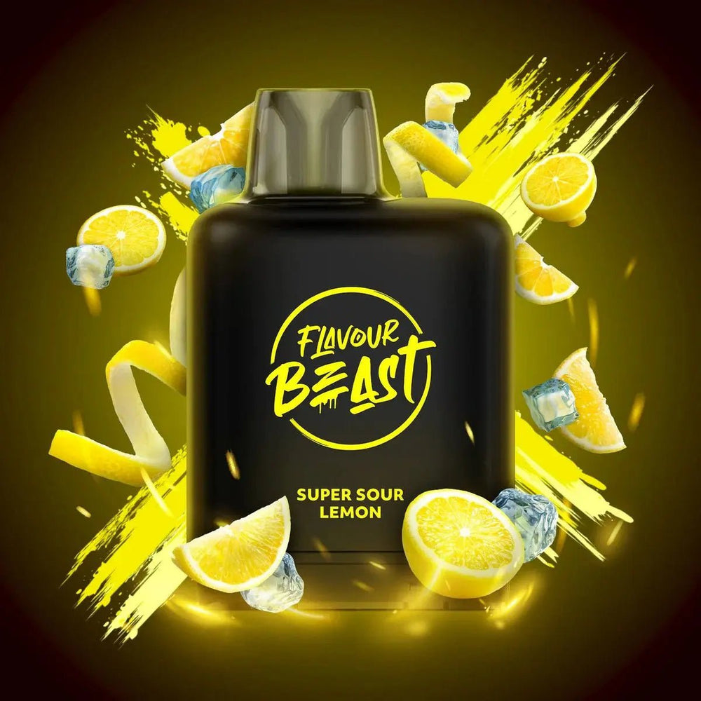 LEVEL X - Level X Flavour Beast Boost 25K Pod 20ml - Super Sour Lemon (Iced) - Psycho Vape
