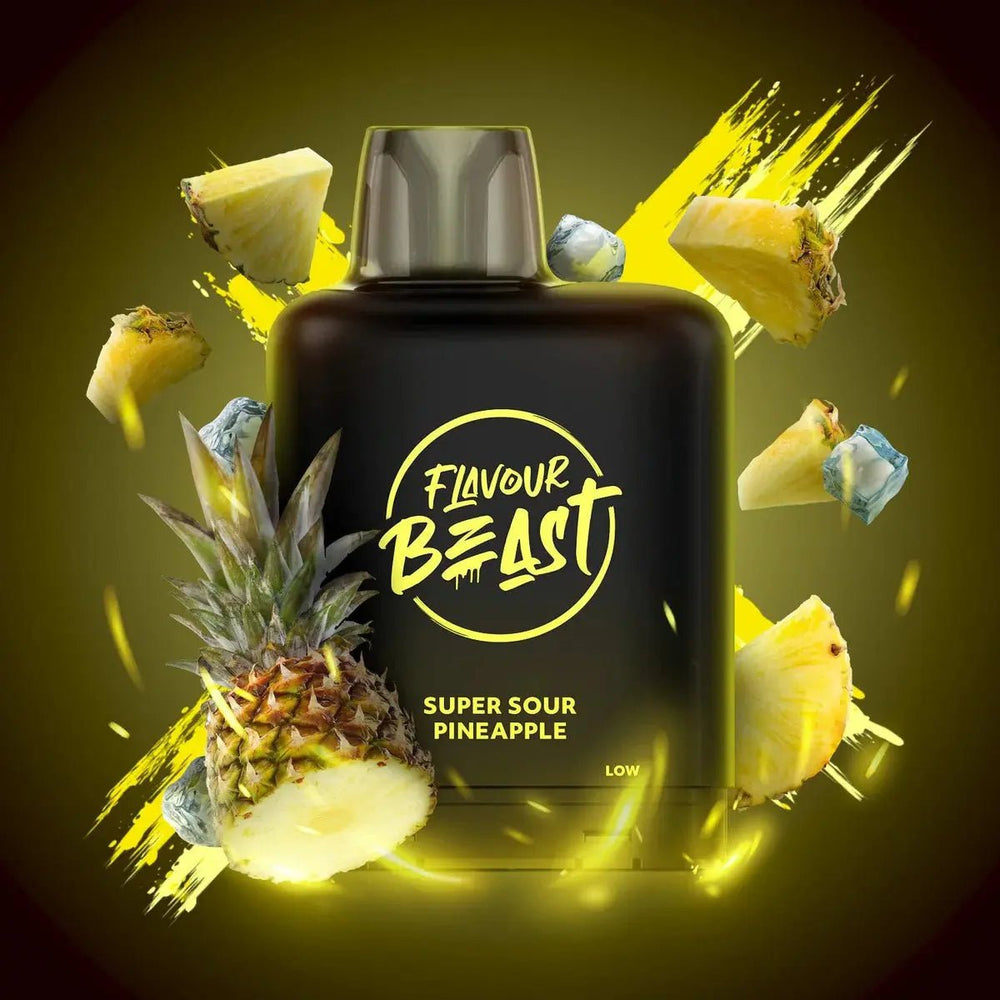 LEVEL X - Level X Flavour Beast Boost 25K Pod 20ml - Super Sour Pineapple (Iced) - Psycho Vape
