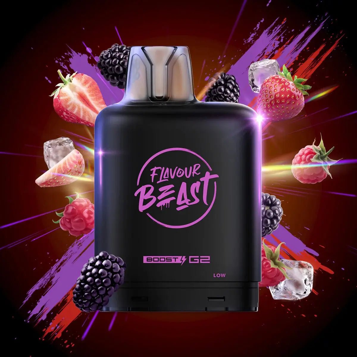 LEVEL X - Level X Flavour Beast Boost 25K Pod 20ml - Tangy Berries (Iced) - Psycho Vape
