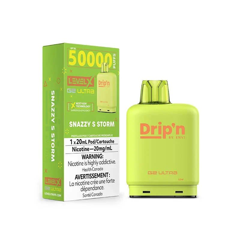 LEVEL X - Level X Flavour Beast Drip'n Ultra 50K Pod 20ml - Snazzy S Storm - Psycho Vape