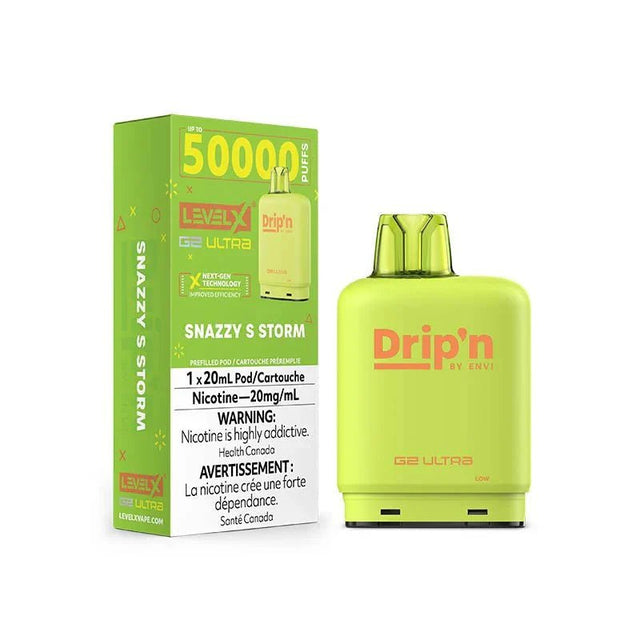 LEVEL X - Level X Flavour Beast Drip'n Ultra 50K Pod 20ml - Snazzy S Storm - Psycho Vape