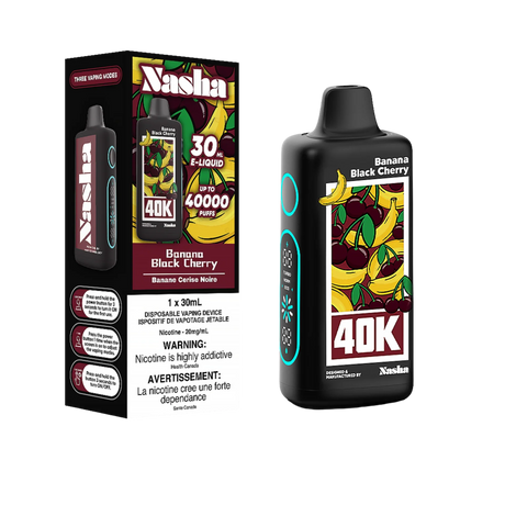 NASHA - Nasha 40K Disposable - Banana Black Cherry - Psycho Vape