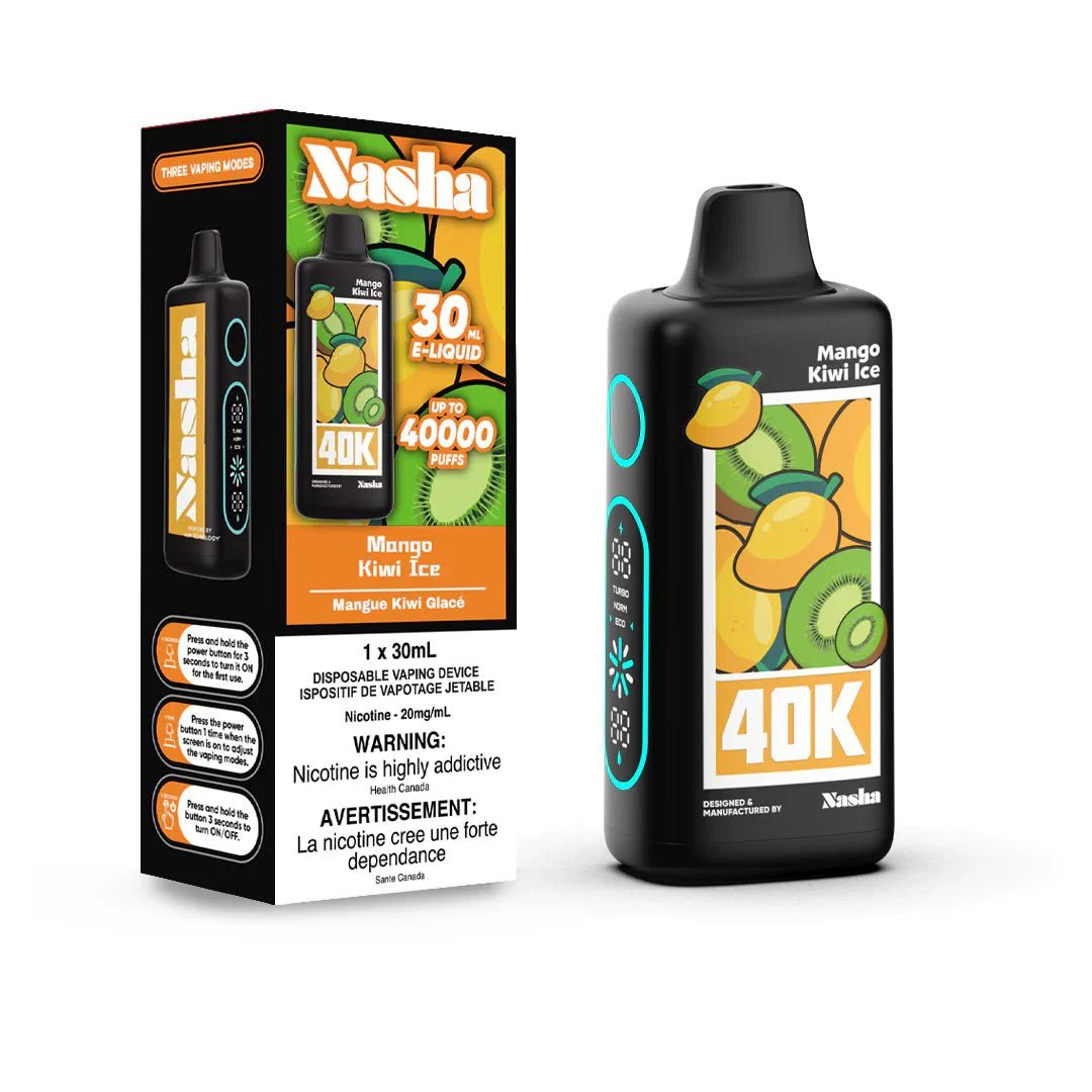 NASHA - Nasha 40K Disposable - Mango Kiwi Ice - Psycho Vape
