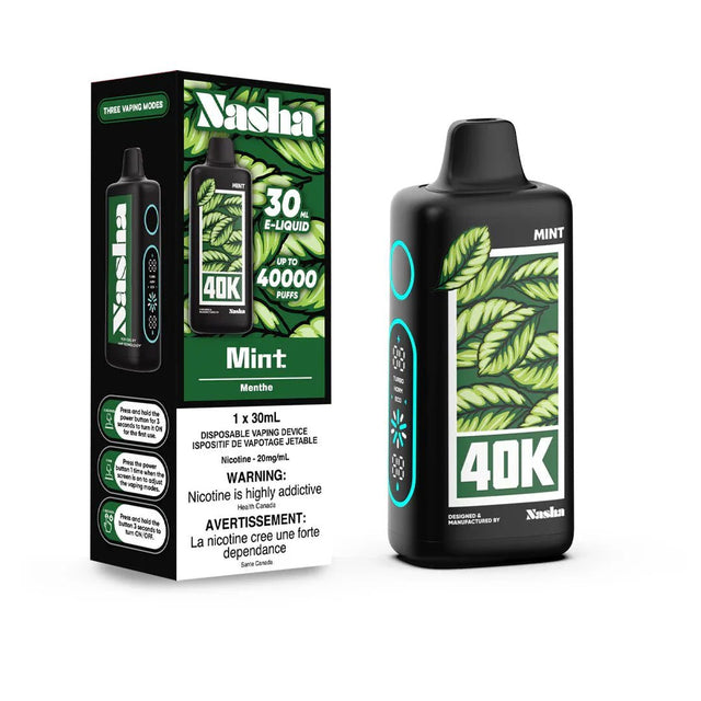 NASHA - Nasha 40K Disposable - Mint - Psycho Vape