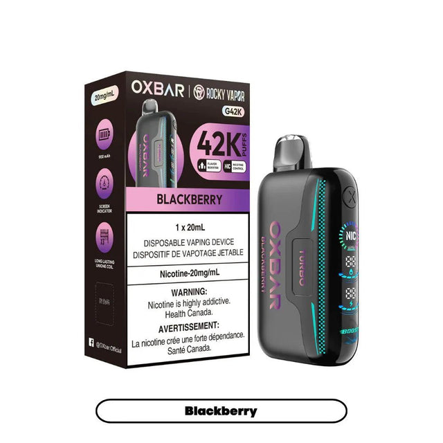 OXBAR - OXBAR G42K Disposable - Blackberry - Psycho Vape