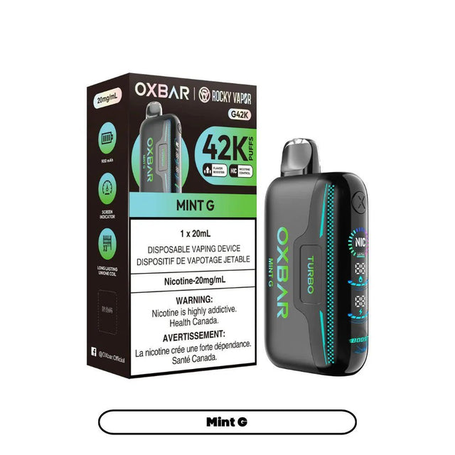 OXBAR - OXBAR G42K Disposable - Mint G - Psycho Vape