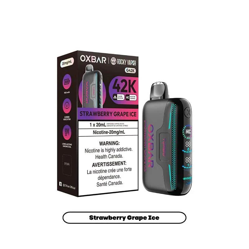 OXBAR - OXBAR G42K Disposable - Strawberry Grape Ice - Psycho Vape