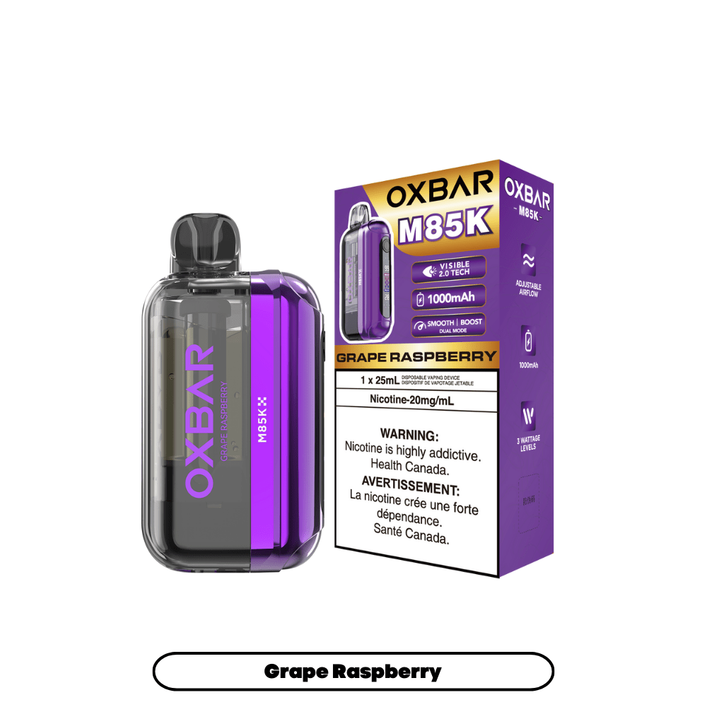 OXBAR - OXBAR M85K Disposable - Grape Raspberry - Psycho Vape