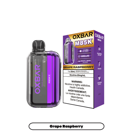 OXBAR - OXBAR M85K Disposable - Grape Raspberry - Psycho Vape