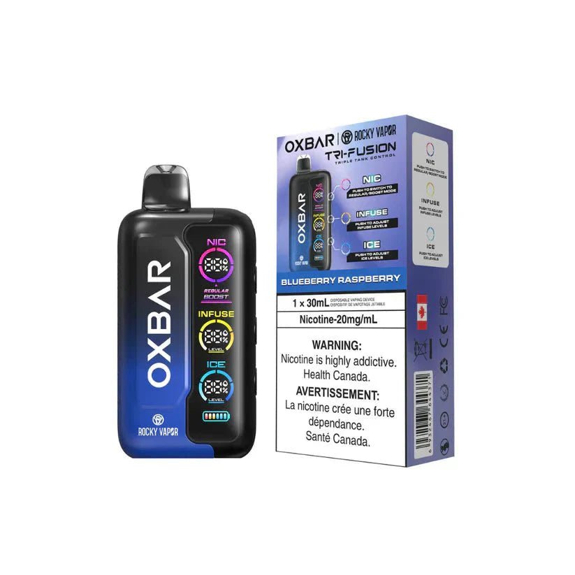 OXBAR - OXBAR Tri Fusion 45K Disposable - Blueberry Raspberry - Psycho Vape