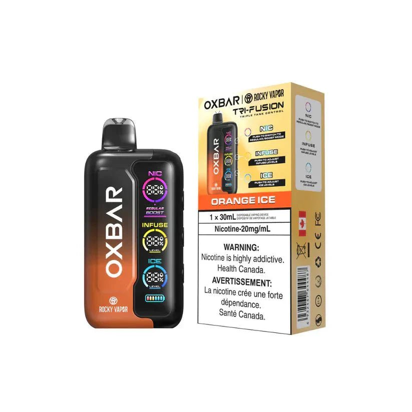 OXBAR - OXBAR Tri Fusion 45K Disposable - Orange Ice - Psycho Vape