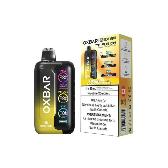 OXBAR - OXBAR Tri Fusion 45K Disposable - Pineapple Coconut Ice - Psycho Vape