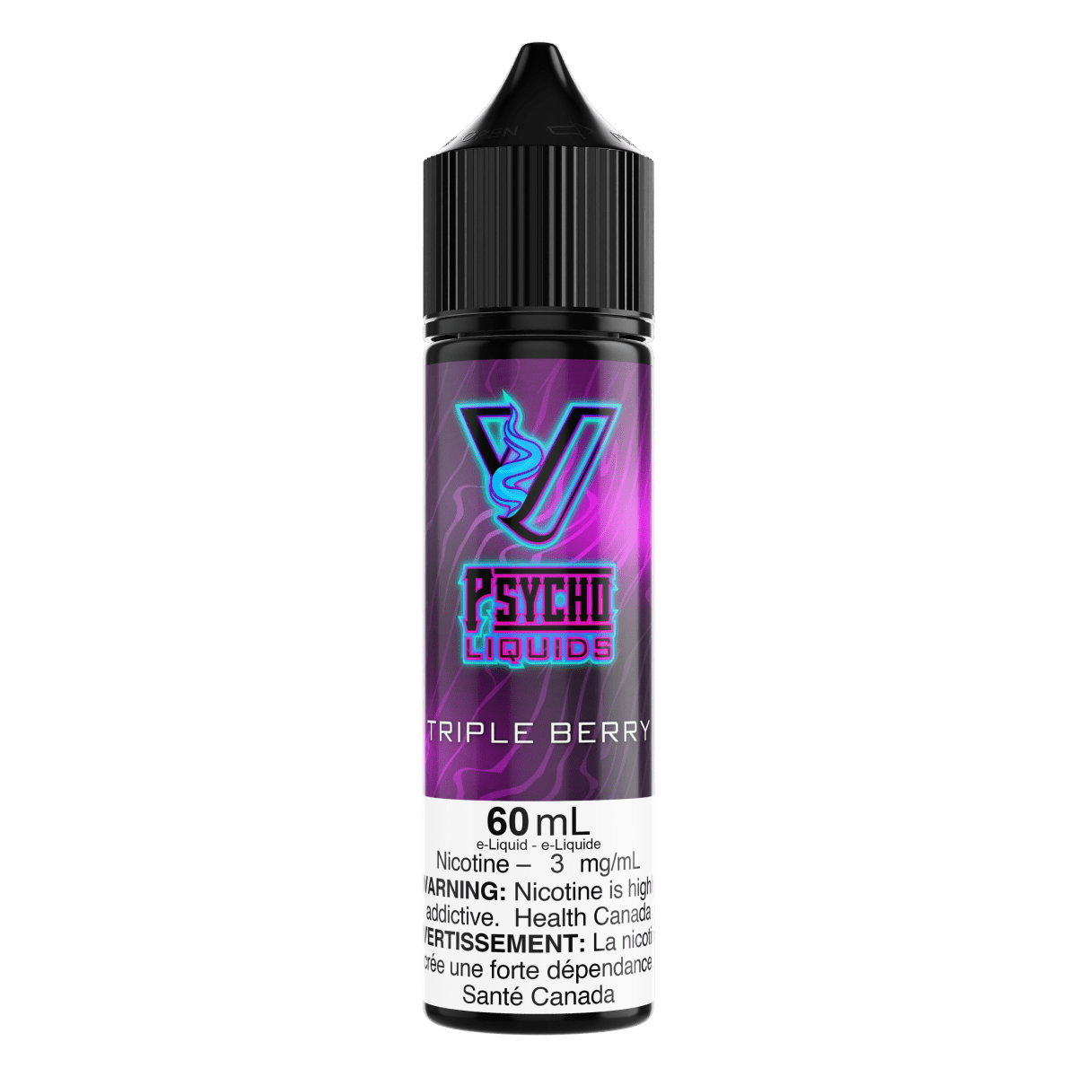 Psycho Vape - Psycho Liquids - 60mL - Triple Berry - Psycho Vape