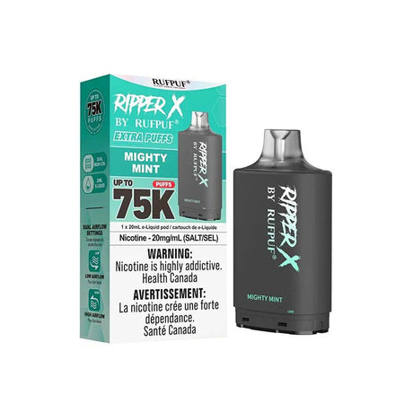 RIPPERX - Ripper X Pod by Rufpuf 75K - Mighty Mint - Psycho Vape