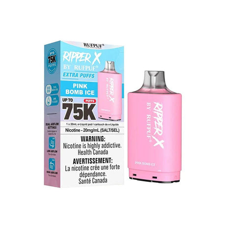 RIPPERX - Ripper X Pod by Rufpuf 75K - Pink Bomb Ice - Psycho Vape