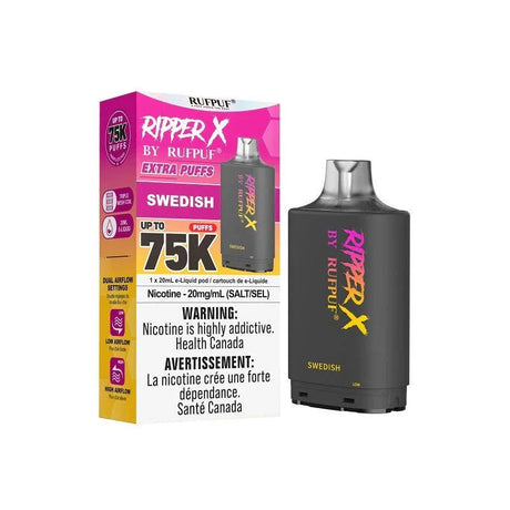 RIPPERX - Ripper X Pod by Rufpuf 75K - Swedish - Psycho Vape