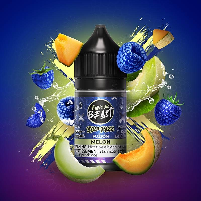 Blue Razz Fuzion Melon by Flavour Beast - Salt Nic Vape Juice - Vapeshop Mania