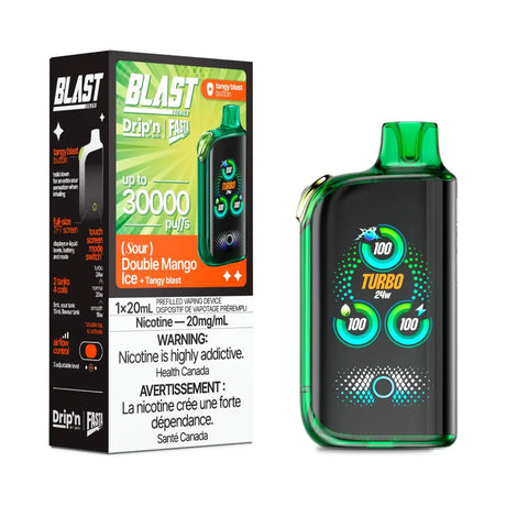 Drip'n by Envi Fasta Blast 30K Disposable Sour Series - Double Mango Ice (Sour) - Vapeshop Mania