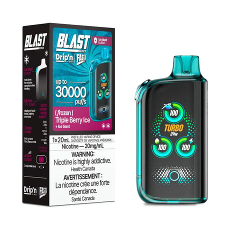 Drip'n by Envi Fasta Blast 30K Disposable - Triple Berry Ice - Vapeshop Mania