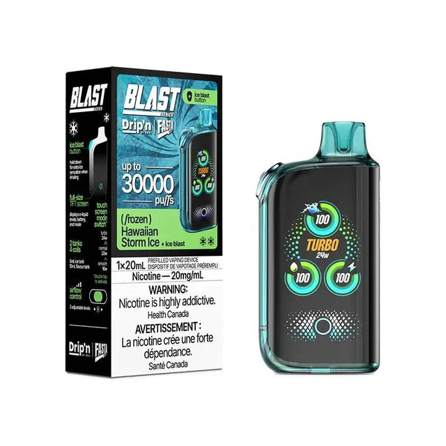 Drip'n by Envi x Fasta Blast 30K Disposable - Hawaiian Storm Ice - Vapeshop Mania