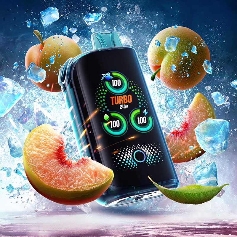 Drip'n by Envi x Fasta Blast 30K Disposable - Peach Zing Ice - Vapeshop Mania