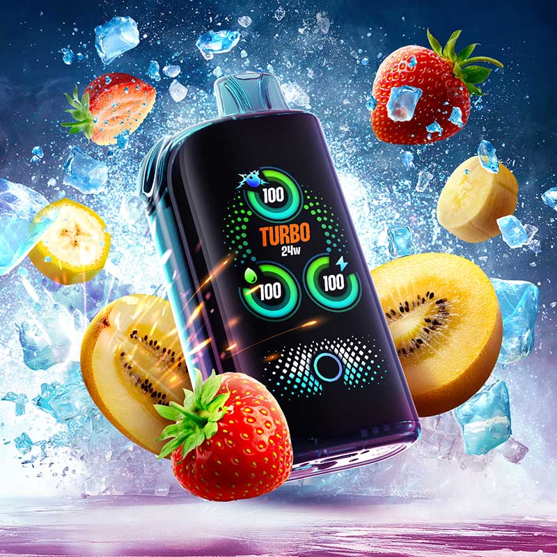 Drip'n by Envi x Fasta Blast 30K Disposable - Strawberry Kiwi Banana Ice - Vapeshop Mania