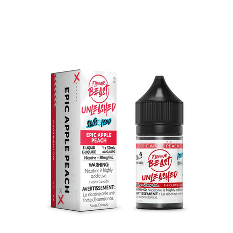 Epic Apple Peach Unleashed by Flavour Beast - Salt Nic Vape Juice - Vapeshop Mania