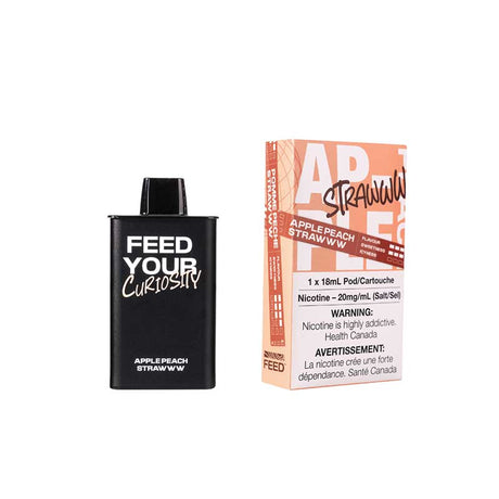 Shop FEED 9000 Puffs Pre-filled Pod - Apple Peach Strawww - at Vapeshop Mania