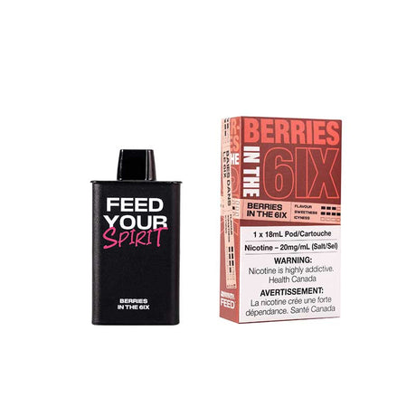 Shop FEED 9000 Puffs Pre-filled Pod - Berries in the 6ix - at Vapeshop Mania