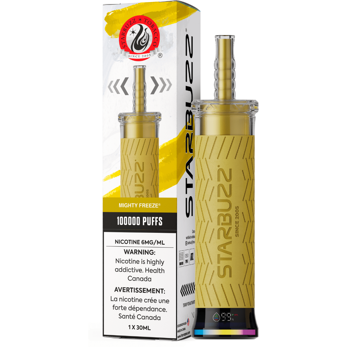 STARBUZZ - Starbuzz E - Hose 100K - Mighty Freeze - Psycho Vape