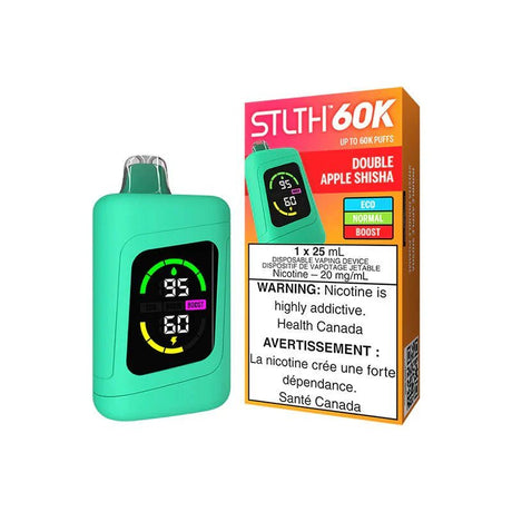 STLTH - STLTH 60K Disposable - Double Apple Shisha - Psycho Vape